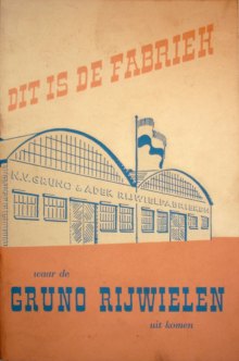Gruno-folder van ca. 1952